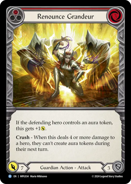 Renounce Grandeur